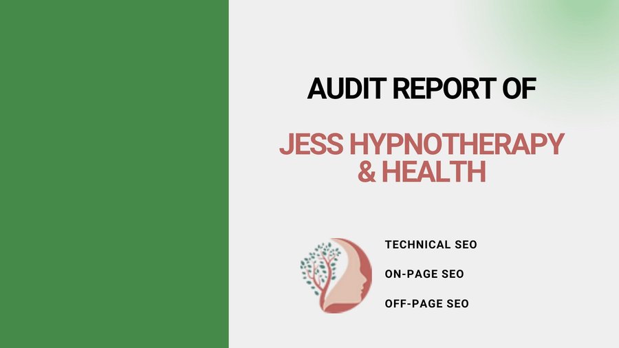 Jess Hypnotherapy Audit Report