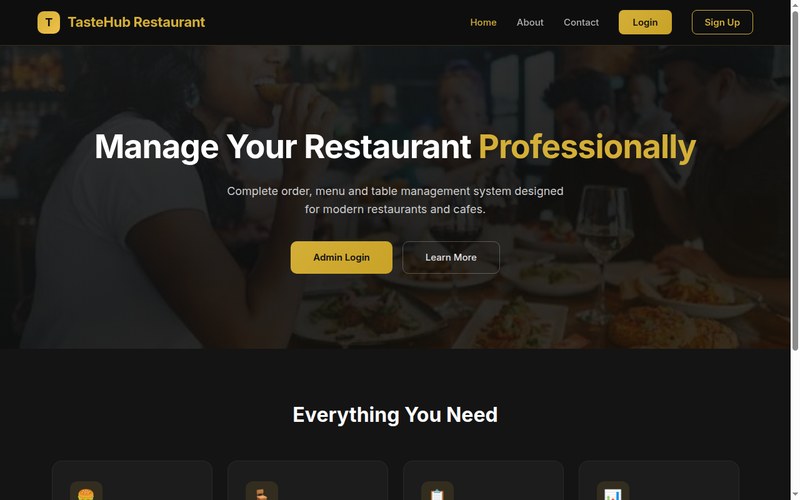 TasteHub Restaurant